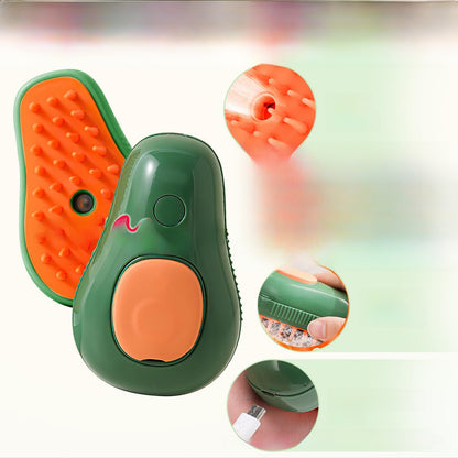 3-in-1 Electric Steam Pet Brush – Brush, Steam & Detangle in One