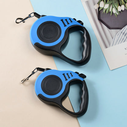Retractable Dog & Cat Leash – Smooth Auto-Lock, Ergonomic Grip, 3m & 5m