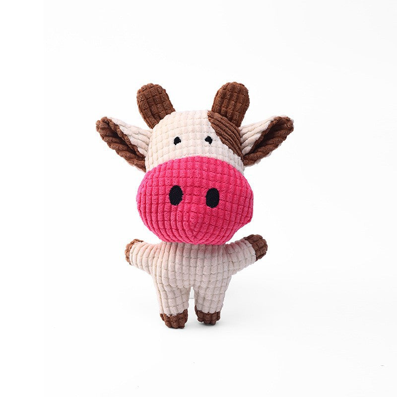 Crinkle Sound Plush Pet Toys with Animal Shapes
