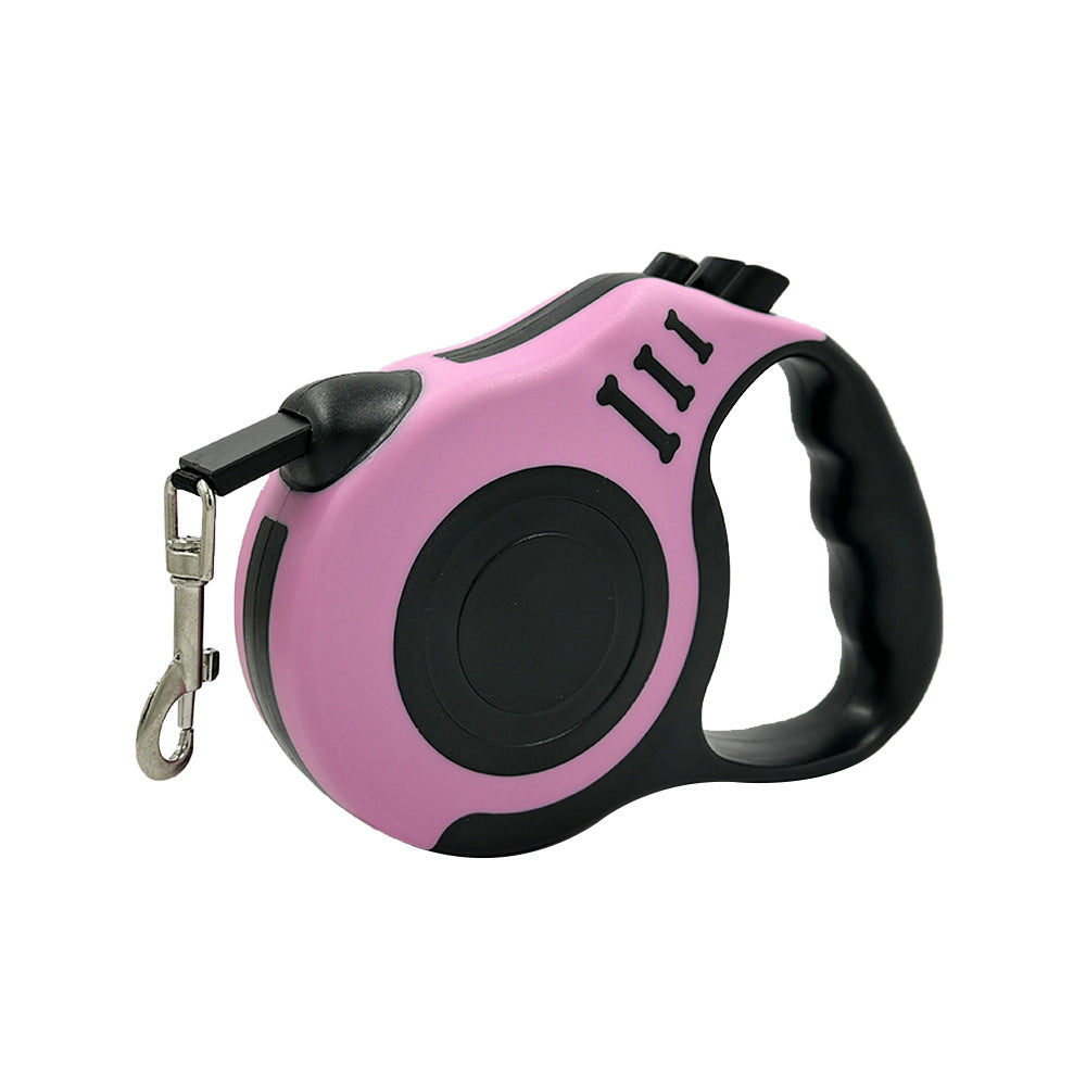 Retractable Dog & Cat Leash – Smooth Auto-Lock, Ergonomic Grip, 3m & 5m