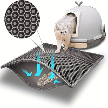 Cat Litter Mat – Anti-Scatter, Non-Slip & Easy to Clean