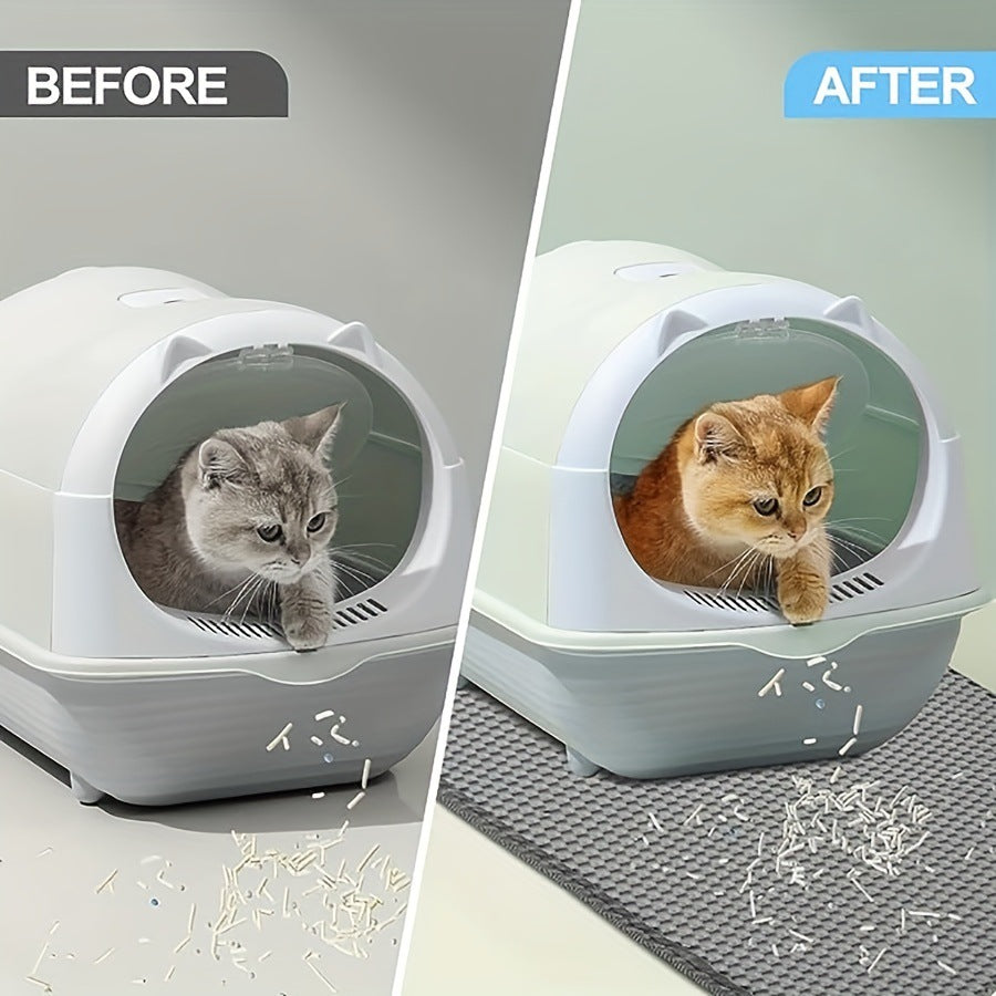 Cat Litter Mat – Anti-Scatter, Non-Slip & Easy to Clean