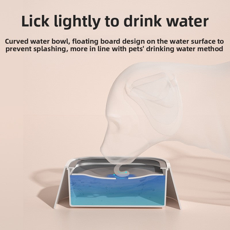 Spill-Proof Floating Pet Water Bowl – 1.5L Travel & Home Drinking Bowl for Dogs & Cats