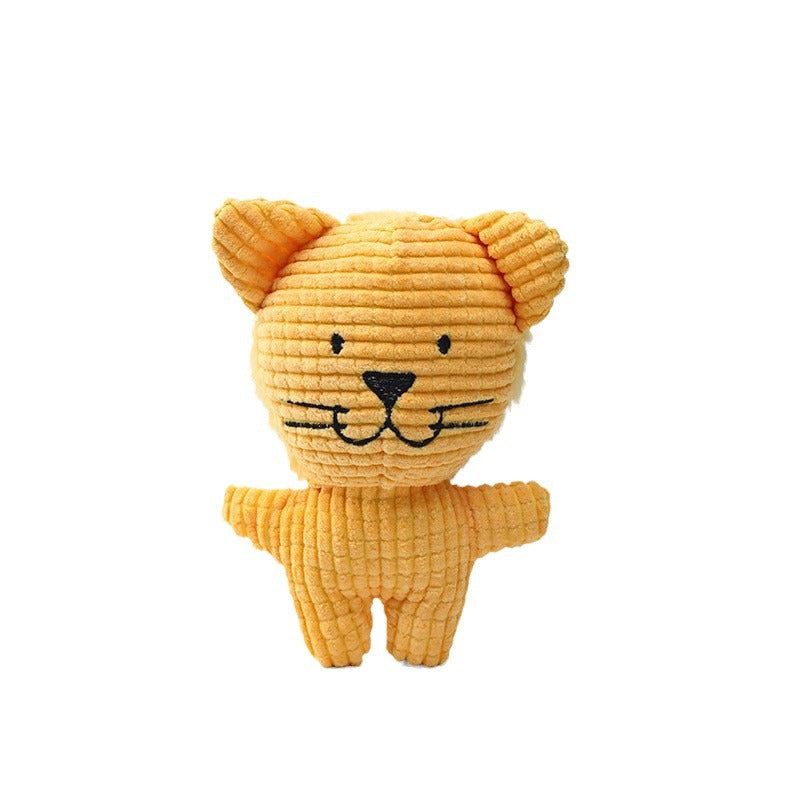 Crinkle Sound Plush Pet Toys with Animal Shapes