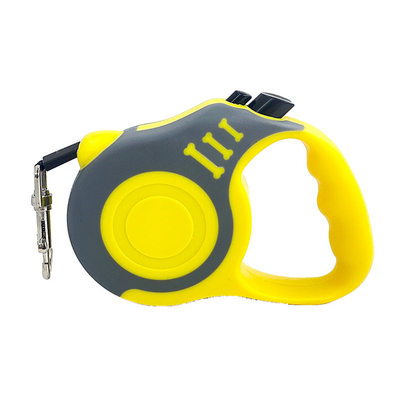 Retractable Dog & Cat Leash – Smooth Auto-Lock, Ergonomic Grip, 3m & 5m