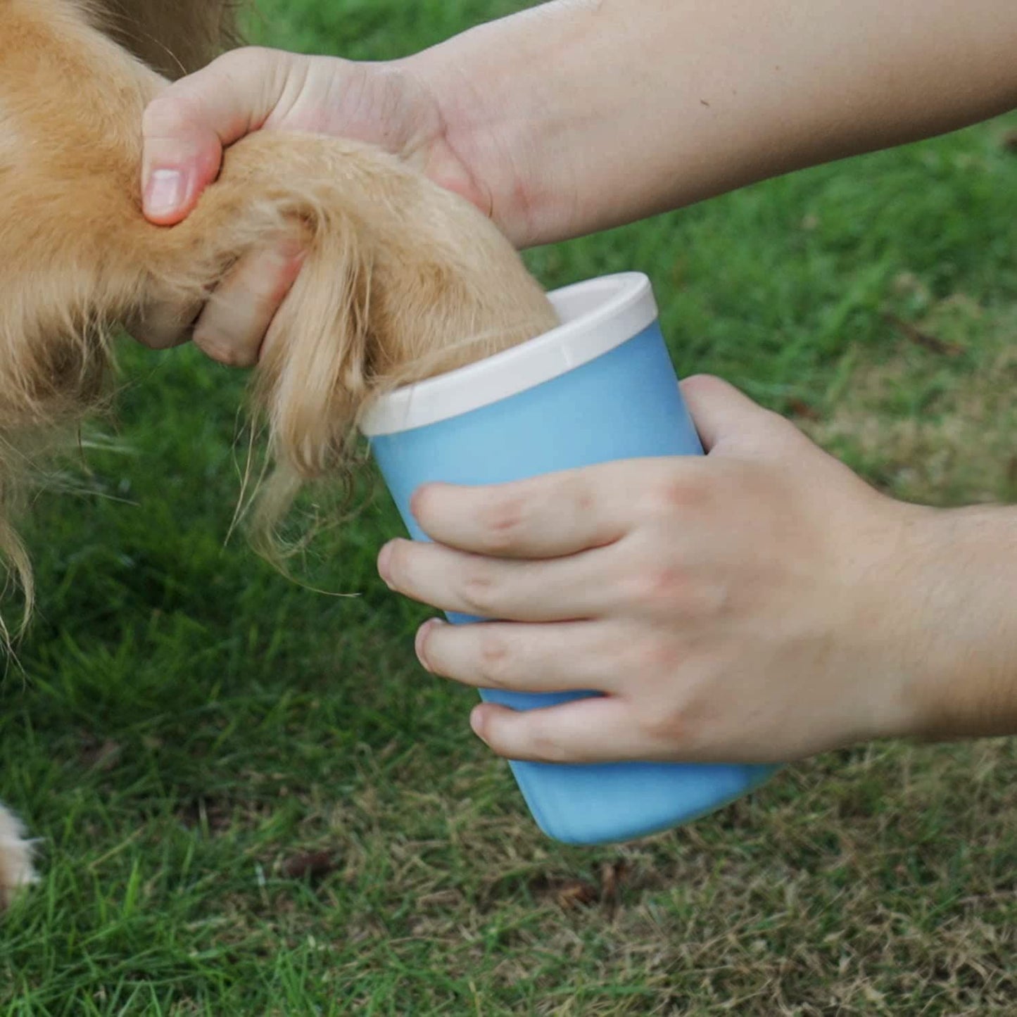 Dog Paw Cleaner with Soft Silicone Bristles