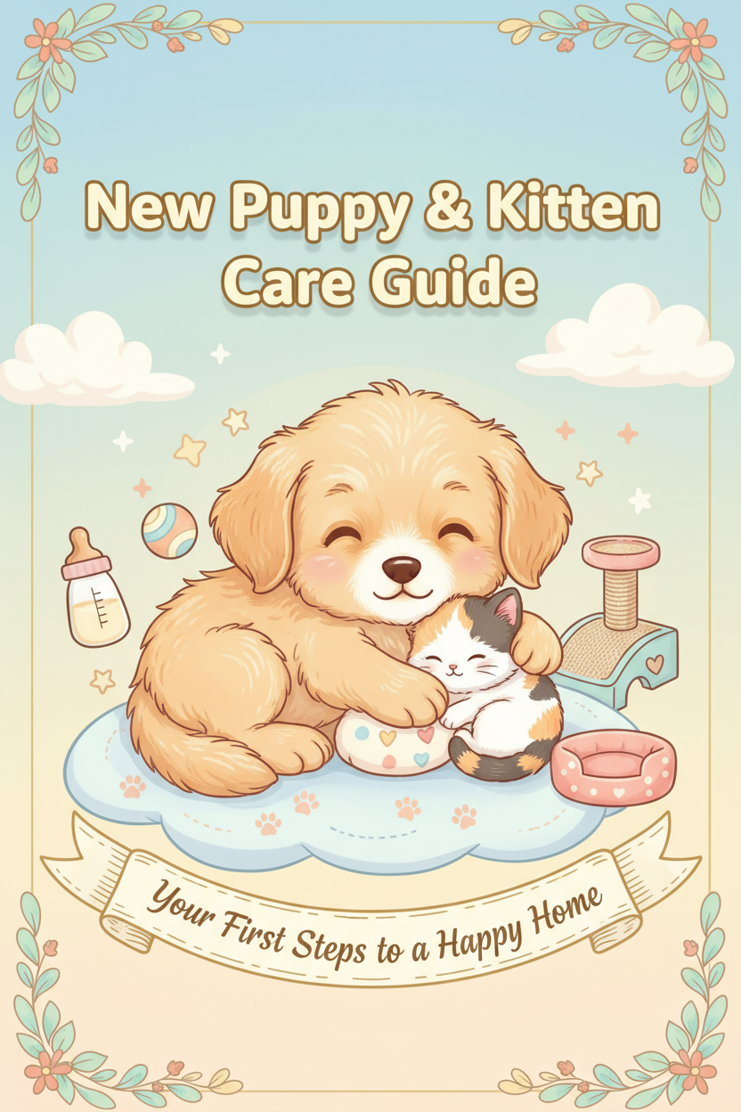 New Puppy & Kitten Care Guide Cover
